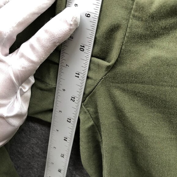 Urban Outfitters BDG Baggy Cargo Jogger Pants Womens S High Waisted Green Twill - Picture 7 of 10